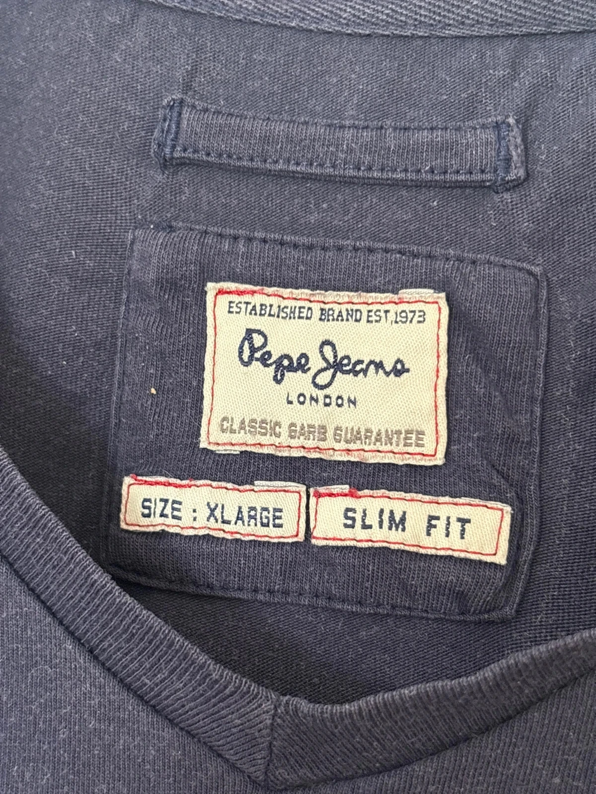 Navy blue Pepe Jeans t-shirt size XL – photo 3